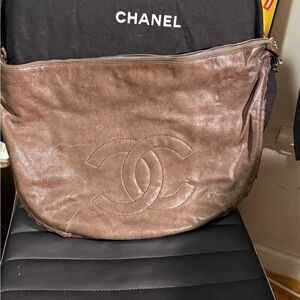 CHANEL Brown Shoulder Bag